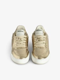 Zadig & Voltaire Low-Top Wings Sneakers Gold -Zadig & Voltaire Clothing SWSN01582 GOLD ADDI 3 673f0f6a0bca3