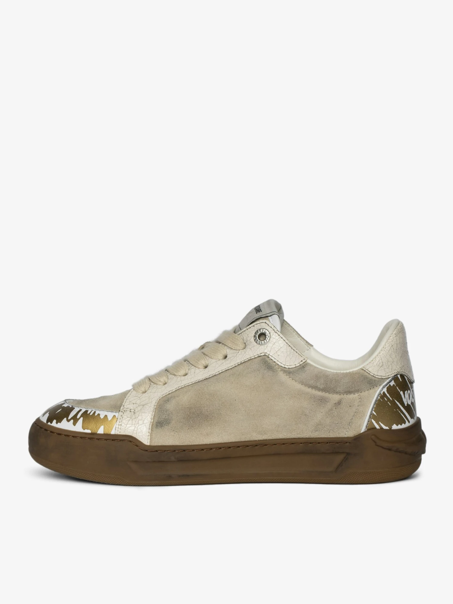 Zadig & Voltaire Basses Fly Wings Cracked Sneakers Clay 5 Zadig & Voltaire Basses Fly Wings Cracked Sneakers Clay - Image 3