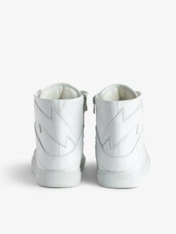 Zadig & Voltaire Zv1747 High Flash Men Sneakers White -Zadig & Voltaire Clothing WFAB1731H BLANC ADDI 3