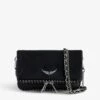 Zadig & Voltaire Rock Nano Studs Clutch Black 1 Zadig & Voltaire Rock Nano Studs Clutch Black -Zadig & Voltaire Clothing WHAP2017F NOIR PACKSHOT 68482eb38e8ed