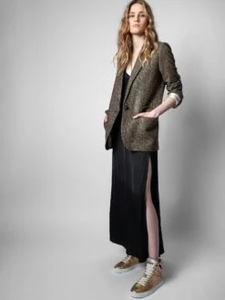 Zadig & Voltaire Rayonne Satin Dress Black -Zadig & Voltaire Clothing WKCP0405F NOIR ADDI 2