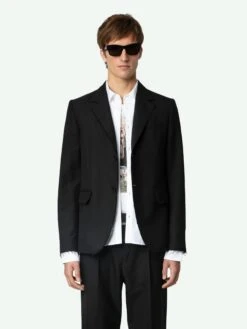 Zadig & Voltaire Blazer Vanilleh Black -Zadig & Voltaire Clothing WMBL00165 NOIR ADDI 1 67054acb5e803
