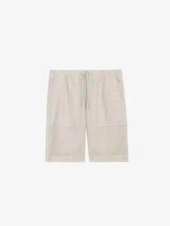 Zadig & Voltaire Pixel Linen Bermuda Shorts Naturel -Zadig & Voltaire Clothing WMBS00055 NATUREL PACKSHOT 2