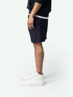 Zadig & Voltaire Pixie Linen Shorts Encre -Zadig & Voltaire Clothing WMBS01061 ENCRE HOVER 67d2ed607ae39