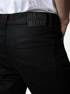 Zadig & Voltaire Mick Jeans Black -Zadig & Voltaire Clothing WMJE00013 NOIR HOVER