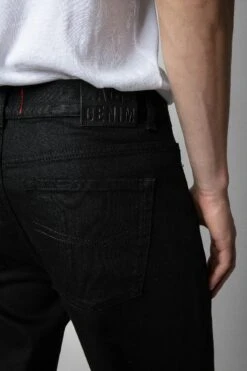 Zadig & Voltaire John Jeans Black -Zadig & Voltaire Clothing WMJE00018 NOIR 5