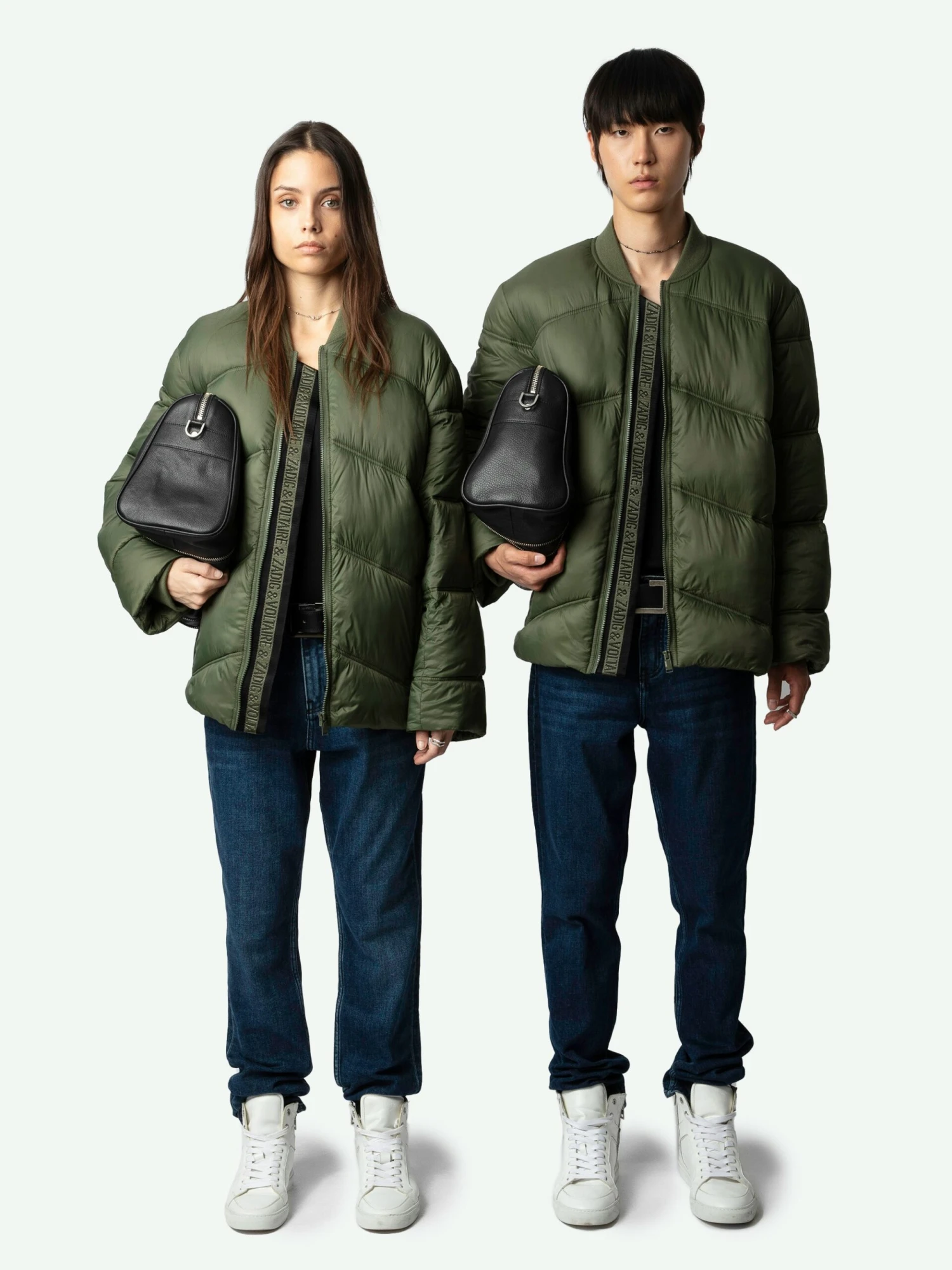 Zadig & Voltaire Bony Puffer Coat Grass 3 Zadig & Voltaire Bony Puffer Coat Grass