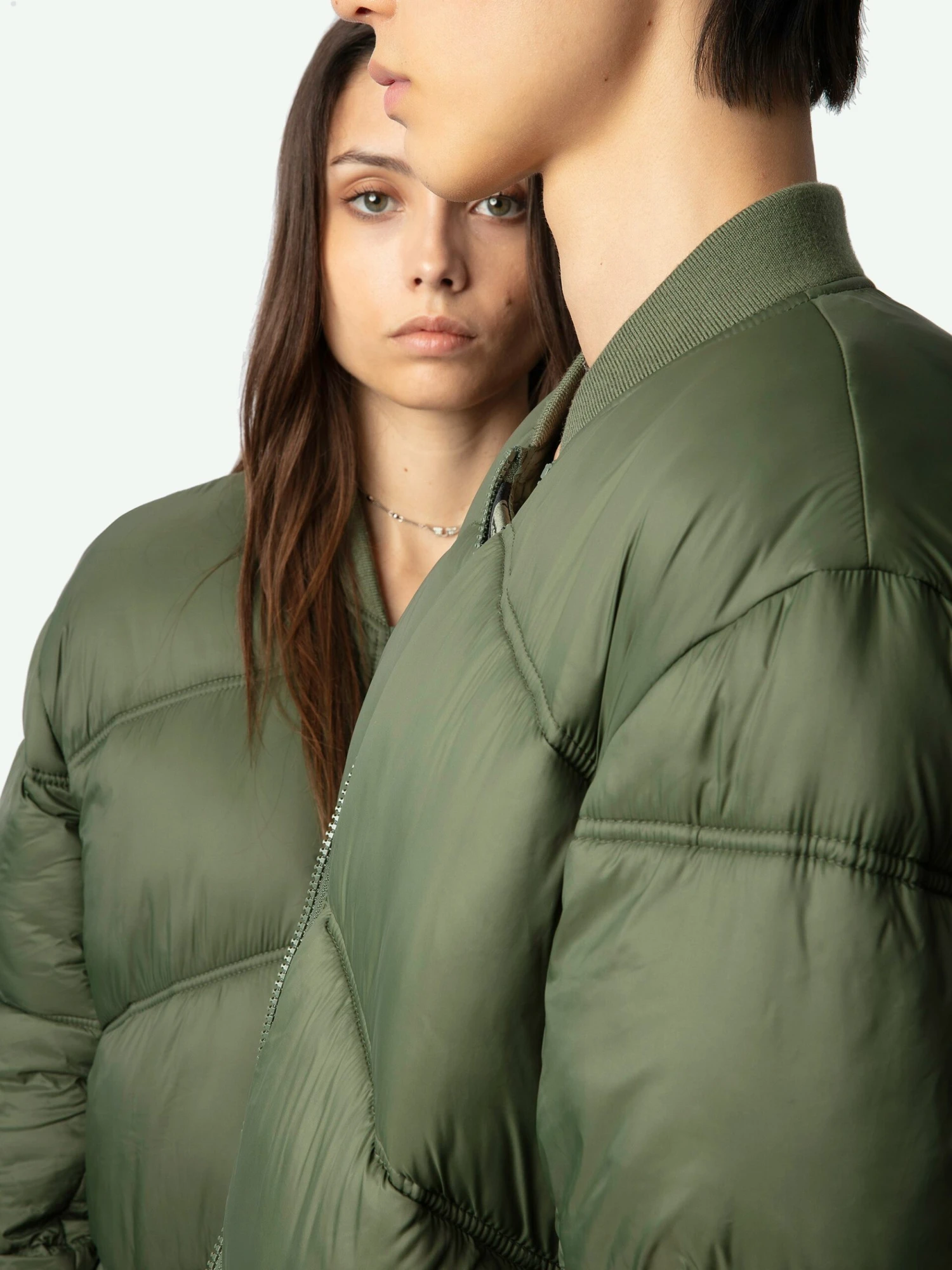 Zadig & Voltaire Bony Puffer Coat Grass 4 Zadig & Voltaire Bony Puffer Coat Grass - Image 2