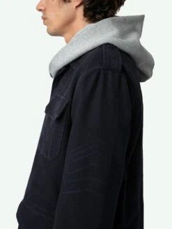 Zadig & Voltaire Keegan Parka Encre -Zadig & Voltaire Clothing WMOW00391 ENCRE HOVER 662ba94620b50