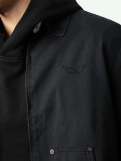 Zadig & Voltaire Lonnice Jacket Black -Zadig & Voltaire Clothing WMOW01399 BLACK HOVER 676042d8a18da