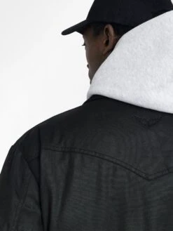 Zadig & Voltaire Boye Jacket Dark Grey -Zadig & Voltaire Clothing WMOW01406 DARK GREY HOVER 684850fe8e545