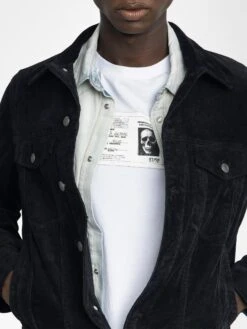 Zadig & Voltaire Bases Velvet Jacket Black -Zadig & Voltaire Clothing WMOW01414 BLACK ADDI 2 684850667e9ff