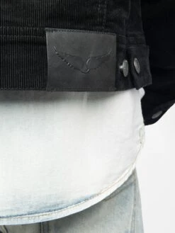 Zadig & Voltaire Bases Velvet Jacket Black -Zadig & Voltaire Clothing WMOW01414 BLACK ADDI 4 684851faeb8aa