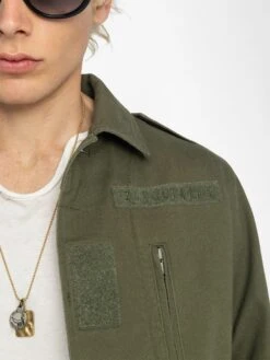 Zadig & Voltaire Kido Parka Used Kaki 16 Zadig & Voltaire Kido Parka Used Kaki -Zadig & Voltaire Clothing WMOW01415 USED KAKI HOVER 683dca4ef3382