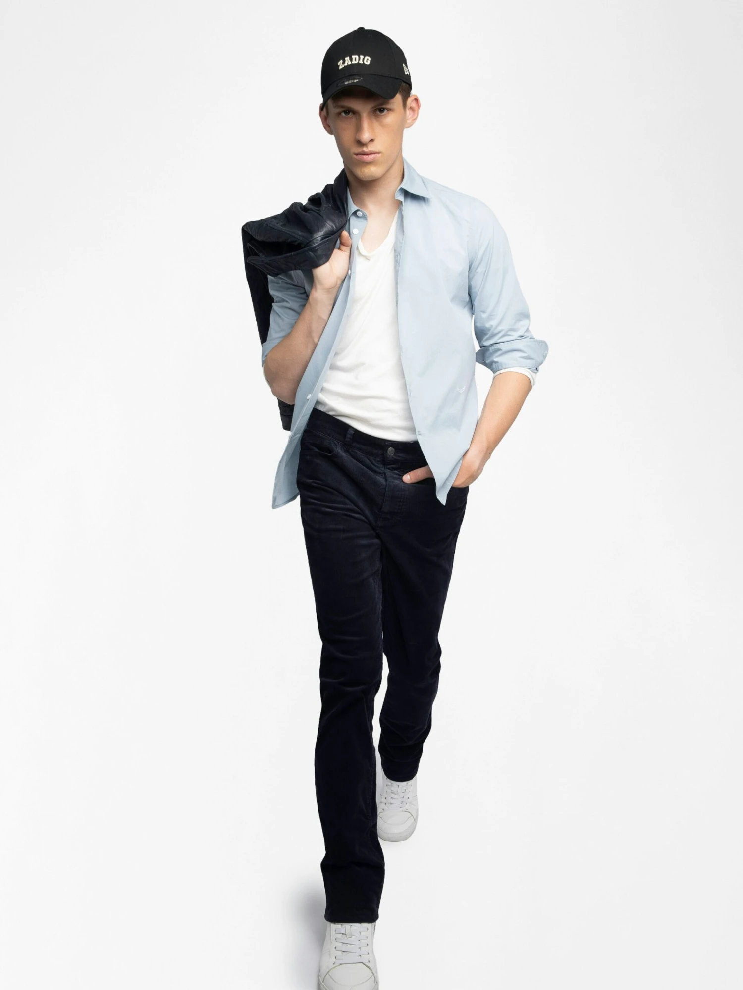 Zadig & Voltaire Steeve Velvet Pants Encre 6 Zadig & Voltaire Steeve Velvet Pants Encre - Image 4