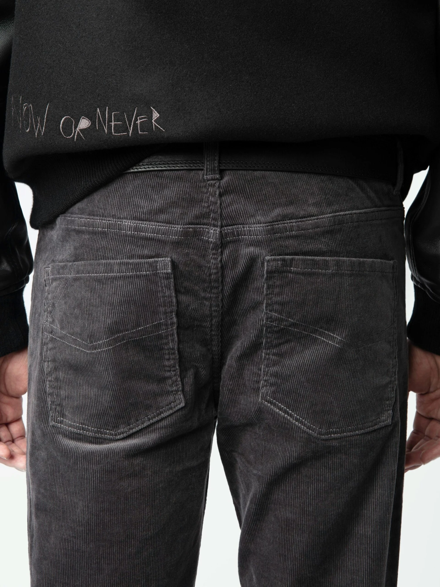 Zadig & Voltaire Steeve Velvet Pants Granite 6 Zadig & Voltaire Steeve Velvet Pants Granite - Image 4