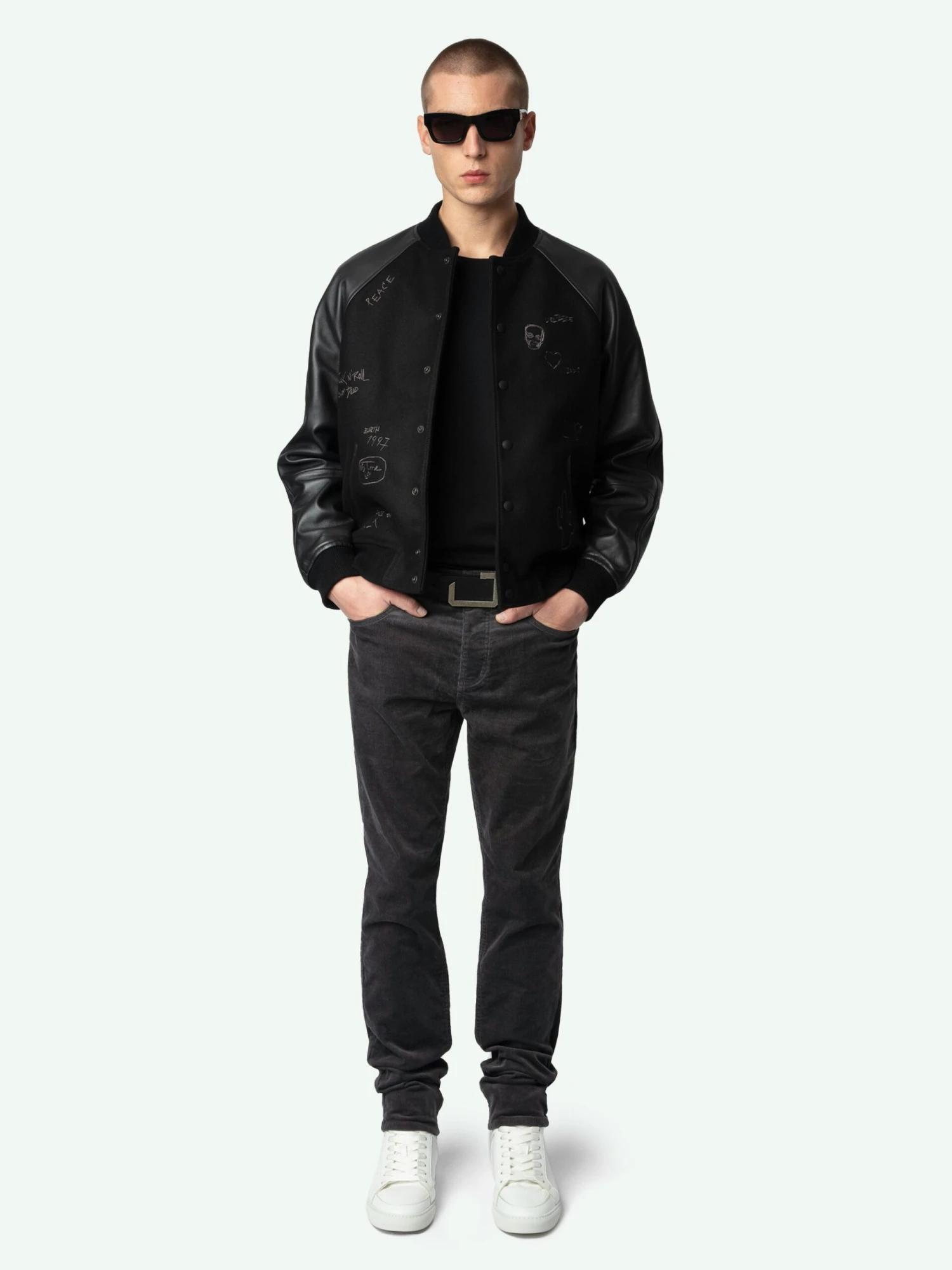 Zadig & Voltaire Steeve Velvet Pants Granite 3 Zadig & Voltaire Steeve Velvet Pants Granite