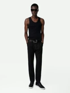 Zadig & Voltaire Pierce Linen Pants Black