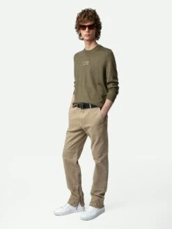 Zadig & Voltaire Pocky Pants Light Beige -Zadig & Voltaire Clothing WMPA00194 LIGHT BEIGE HOVER