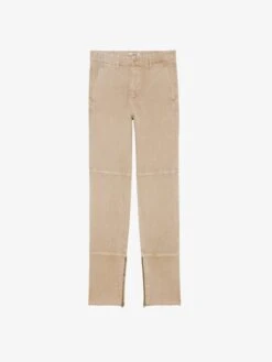Zadig & Voltaire Pocky Pants Light Beige -Zadig & Voltaire Clothing WMPA00194 LIGHT BEIGE PACKSHOT