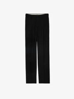 Zadig & Voltaire Pawl Pants Black -Zadig & Voltaire Clothing WMPA00198 NOIR PACKSHOT 6706851e0e68e