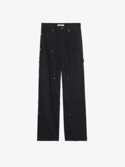 Zadig & Voltaire Perry Pants Black -Zadig & Voltaire Clothing WMPA01211 BLACK PACKSHOT 673356d207135