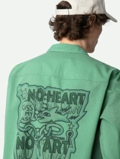 Zadig & Voltaire Stan Shirt Peppermint -Zadig & Voltaire Clothing WMSH00281 PEPPERMINT HOVER 1