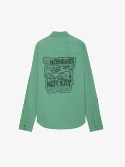 Zadig & Voltaire Stan Shirt Peppermint -Zadig & Voltaire Clothing WMSH00281 PEPPERMINT PACKSHOT 2 1