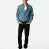 Zadig & Voltaire Stan Denim Shirt Ciel Stone -Zadig & Voltaire Clothing WMSH00283 CIEL STONE SHOOTING