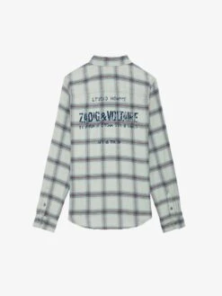 Zadig & Voltaire Stan Shirt Oyster -Zadig & Voltaire Clothing WMSH00284 OYSTER PACKSHOT 2 2