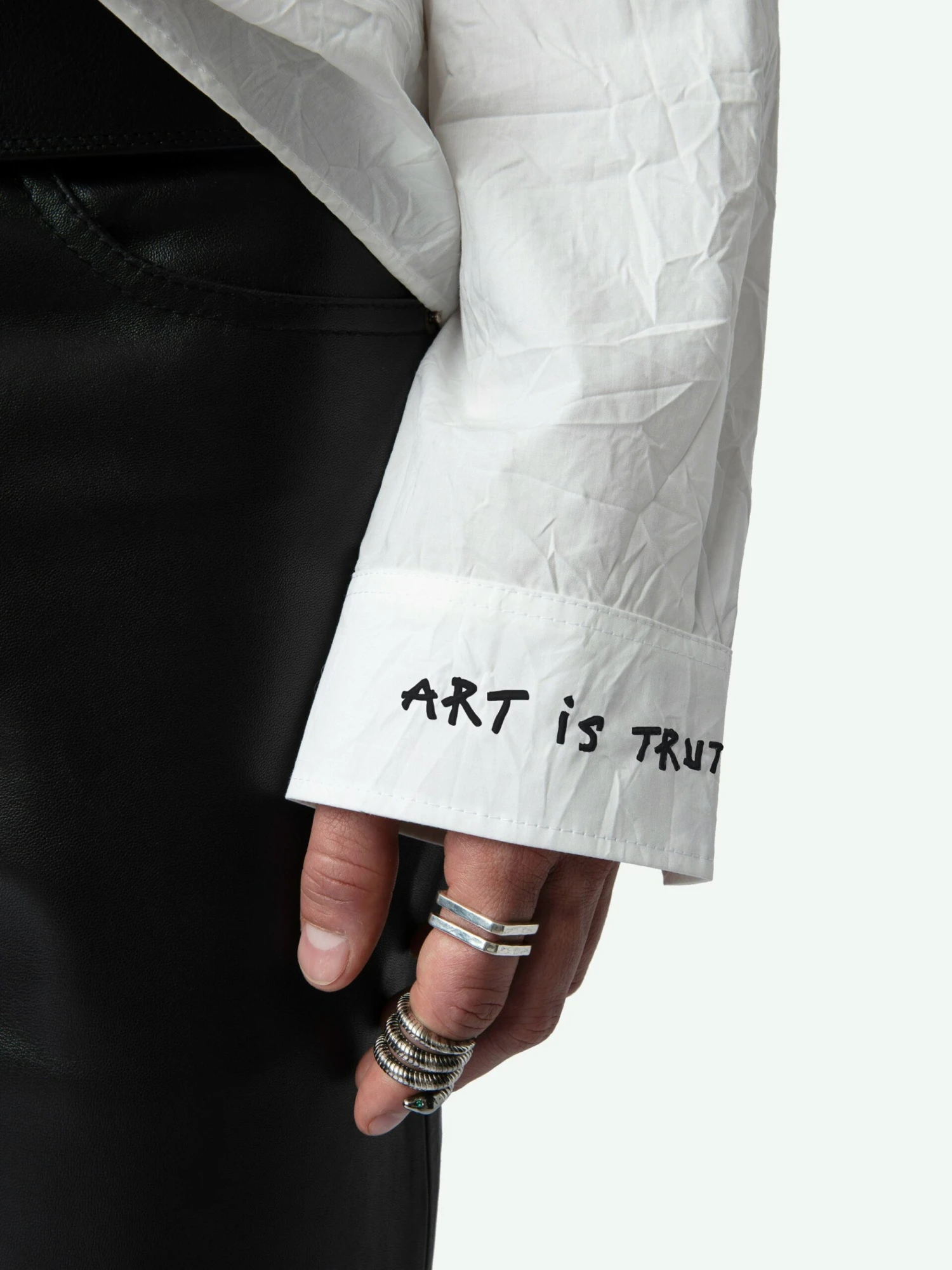 Zadig & Voltaire Stan Shirt White 6 Zadig & Voltaire Stan Shirt White - Image 4