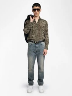 Zadig & Voltaire Tyric Shirt Leaves