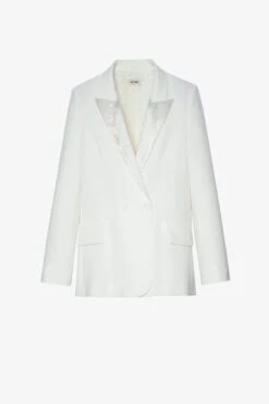 Zadig & Voltaire Visit Strass Blazer Judo 11 Zadig & Voltaire Visit Strass Blazer Judo -Zadig & Voltaire Clothing WWBL00795 JUDO