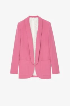 Zadig & Voltaire Verdun Jacket Vieux Rose 11 Zadig & Voltaire Verdun Jacket Vieux Rose -Zadig & Voltaire Clothing WWBL00799 VIEUX ROSE