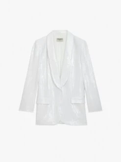 Zadig & Voltaire Vive Sequin Blazer Judo -Zadig & Voltaire Clothing WWBL00839 JUDO PACKSHOT 6630a21365878