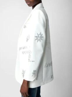 Zadig & Voltaire Viva Diamanté Blazer Judo -Zadig & Voltaire Clothing WWBL00841 JUDO ADDI 3 1