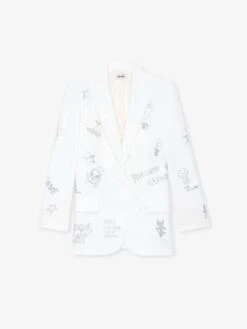 Zadig & Voltaire Viva Diamanté Blazer Judo -Zadig & Voltaire Clothing WWBL00841 JUDO PACKSHOT 1