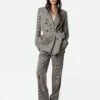 Zadig & Voltaire Vaena Blazer Grey -Zadig & Voltaire Clothing WWBL00845 GRIS SHOOTING