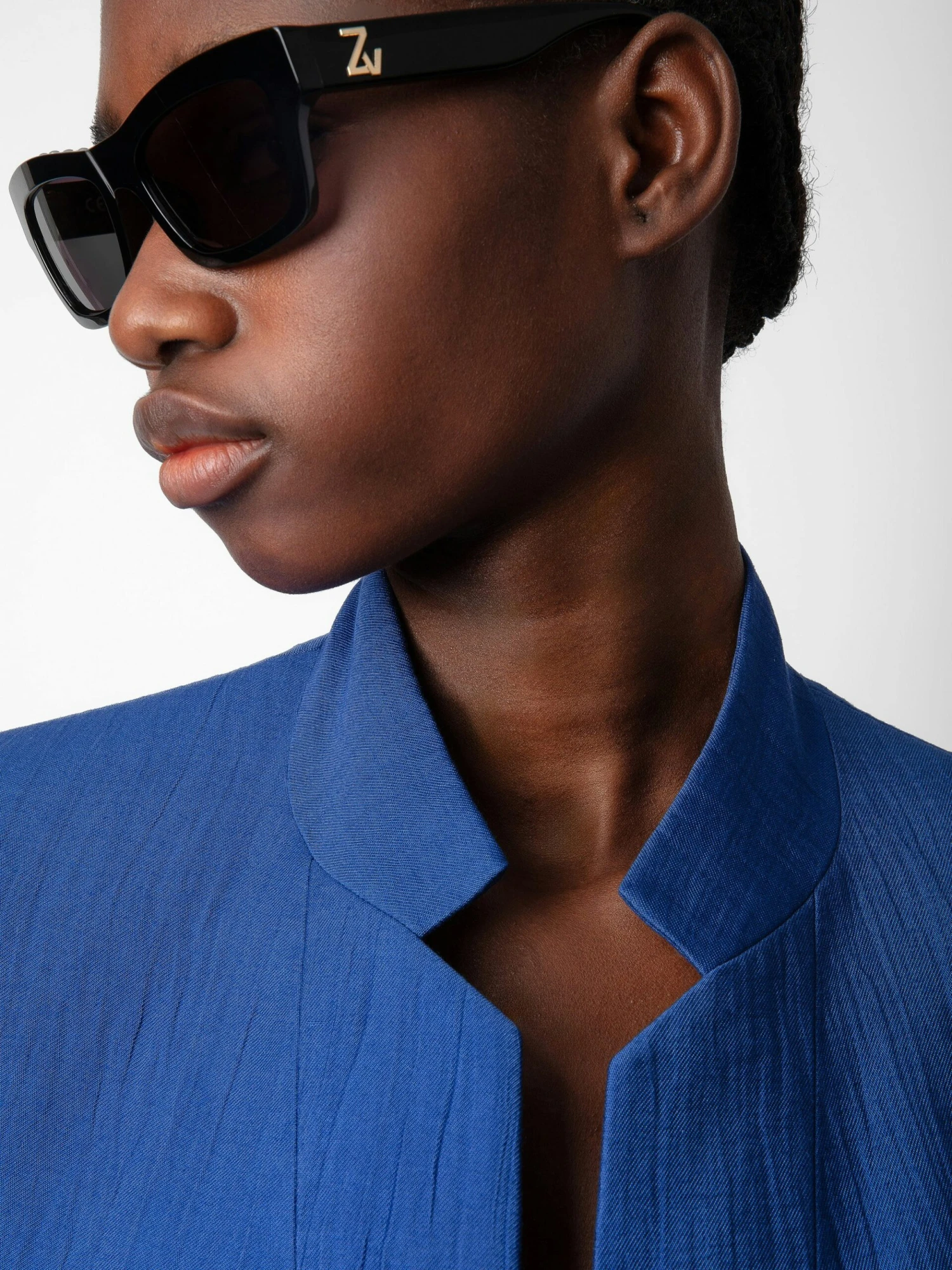 Zadig & Voltaire Very Linen Blazer Deep Sea 5 Zadig & Voltaire Very Linen Blazer Deep Sea - Image 3