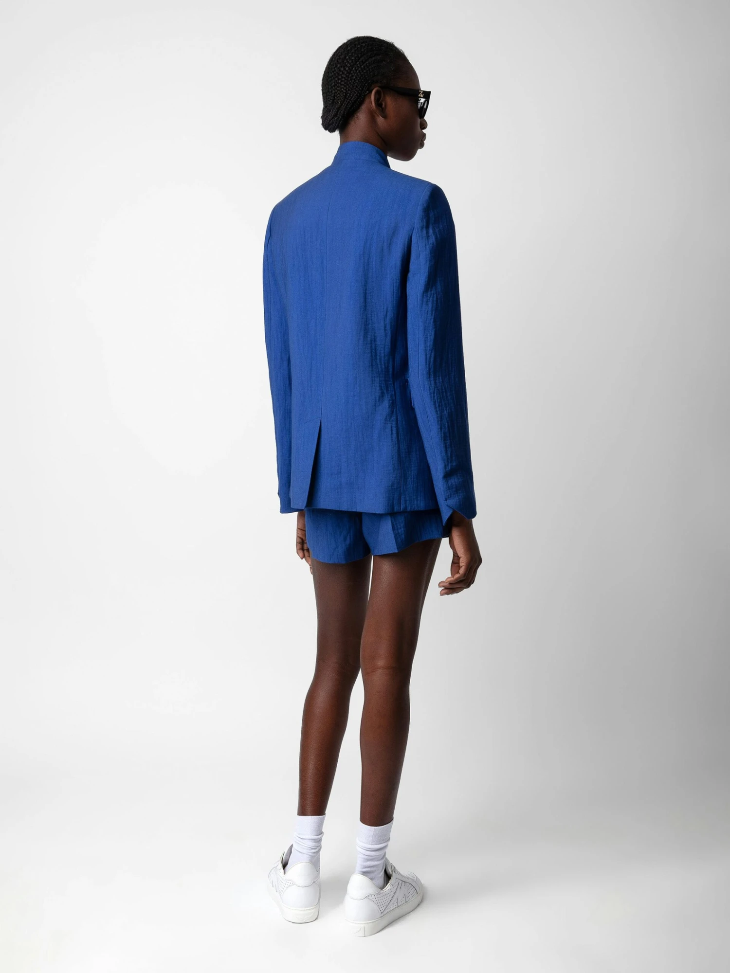 Zadig & Voltaire Very Linen Blazer Deep Sea 4 Zadig & Voltaire Very Linen Blazer Deep Sea - Image 2