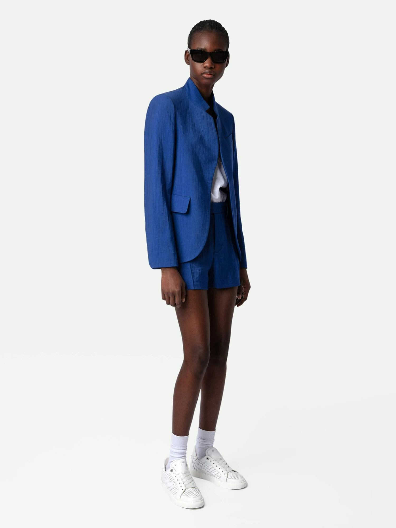 Zadig & Voltaire Very Linen Blazer Deep Sea 3 Zadig & Voltaire Very Linen Blazer Deep Sea