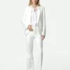 Zadig & Voltaire Vow Linen Blazer White 2 Zadig & Voltaire Vow Linen Blazer White -Zadig & Voltaire Clothing WWBL00850 BLANC SHOOTING