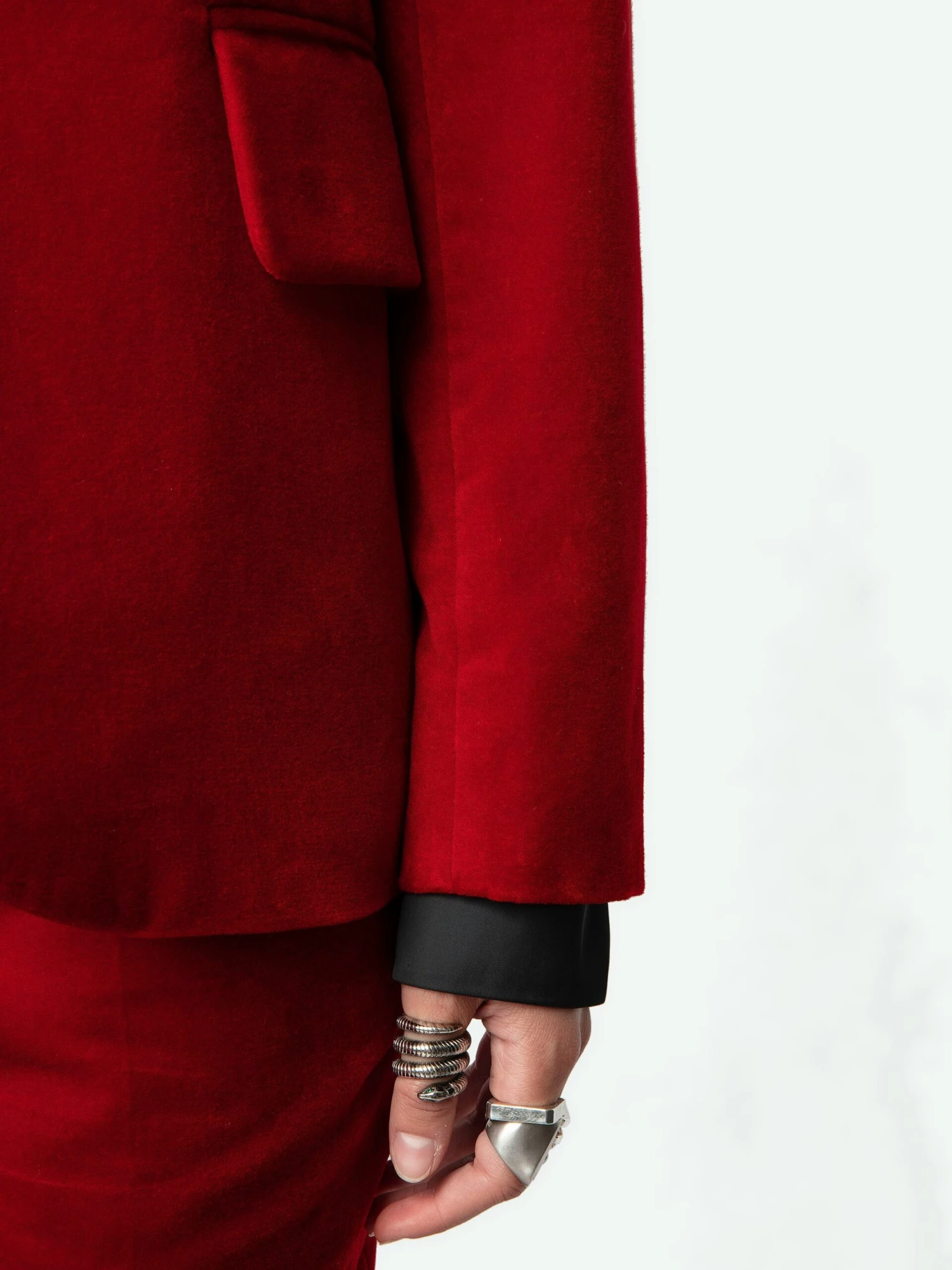 Zadig & Voltaire Vavy Velvet Blazer Velvet 7 Zadig & Voltaire Vavy Velvet Blazer Velvet - Image 5