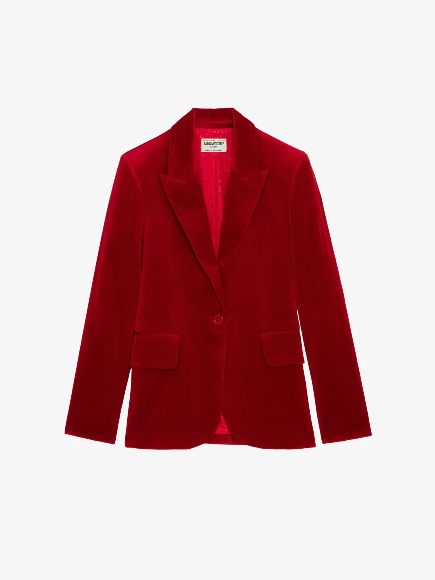 Zadig & Voltaire Vavy Velvet Blazer Velvet 9 Zadig & Voltaire Vavy Velvet Blazer Velvet - Image 7
