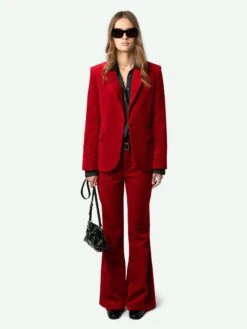Zadig & Voltaire Vavy Velvet Blazer Velvet