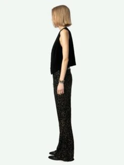 Zadig & Voltaire Velvet Emaux Blazer Black -Zadig & Voltaire Clothing WWBL00865 NOIR ADDI 2 6704e4a70d6b5