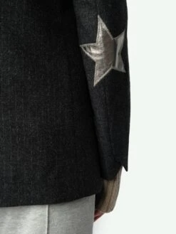 Zadig & Voltaire Valse Blazer Anthracite -Zadig & Voltaire Clothing WWBL01877 ANTHRACITE HOVER 6728e47468d06