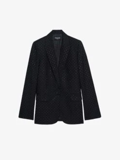 Zadig & Voltaire Valse Blazer Black -Zadig & Voltaire Clothing WWBL01886 BLACK PACKSHOT 6728b2d0d3078