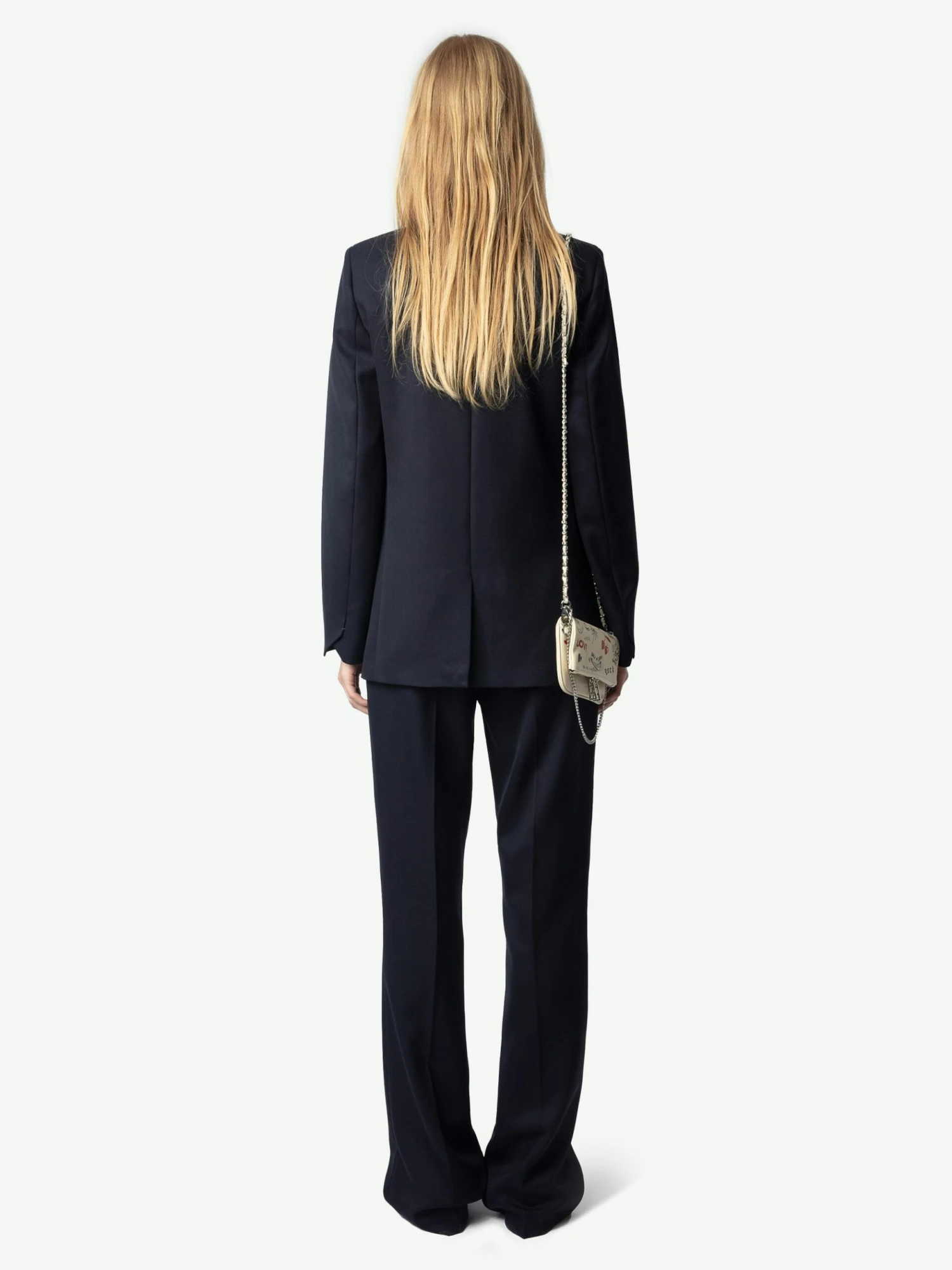 Zadig & Voltaire Valse Wool Blazer Encre 6 Zadig & Voltaire Valse Wool Blazer Encre - Image 4