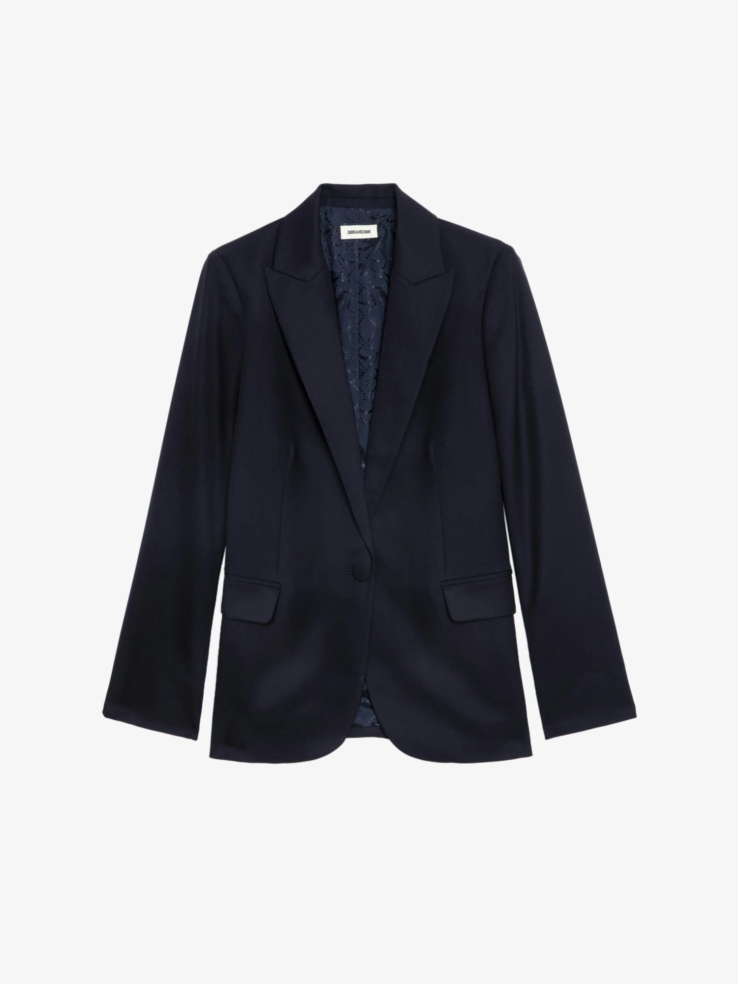 Zadig & Voltaire Valse Wool Blazer Encre 8 Zadig & Voltaire Valse Wool Blazer Encre - Image 6